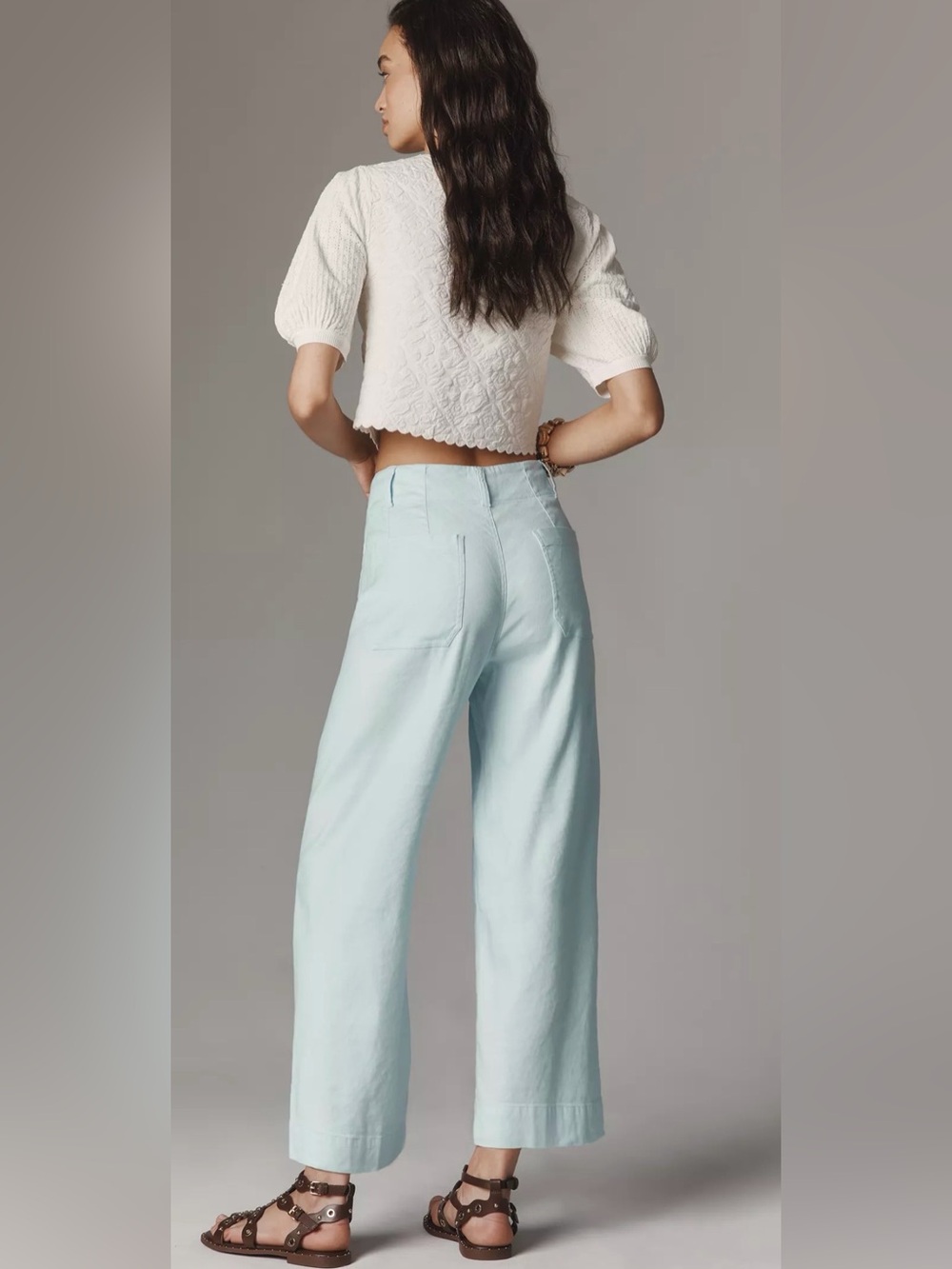 Maeve Colette Wide Leg Pants - Picture 2 of 7